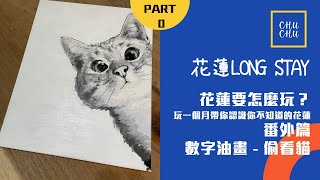 【番外篇】數字油畫 - 偷看貓 花蓮要怎麼玩？玩一個月帶你認識你不知道的花蓮 #花蓮 #longstay ｜4K