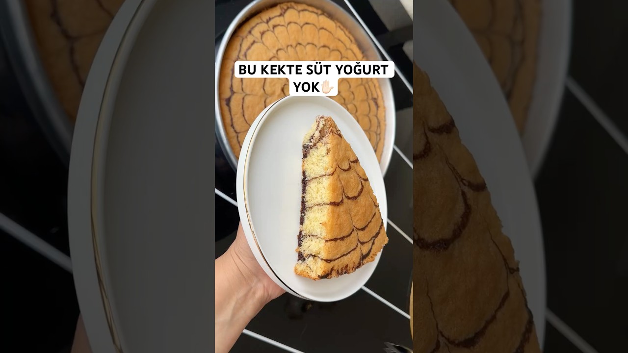 Sütsüz yoğurtsuz kek tarifi #shorts Sütsüz yoğurtsuz kek tarifi #shorts