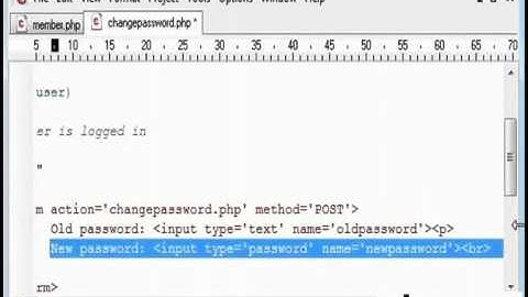 User Password Change Tutorial in PHP - Part 1 [Hindi]