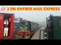 2DN Khyber Mail Express going to Karachi Locomotive GEU 40 9033