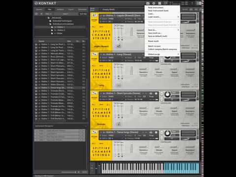 Create your own keyswitchable Kontakt Multi