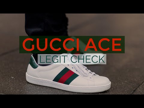 Как определить оригинальные Gucci Ace Sneakers