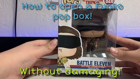How to unbox FUNKO POPS! without damaging the box for Collectors!