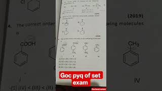 Set exam pyq||Goc previous year Question||#chemistrybookreview  #setexam#chemistry#education#viral