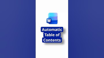 How to Add Table of Contents in Word