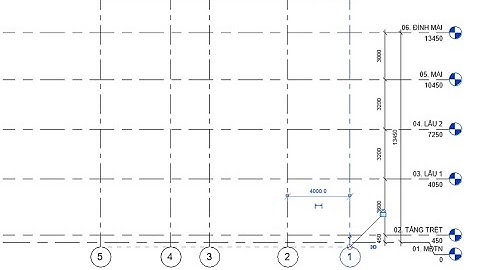 Revit Online BKĐN - 001. Vẽ lưới trục và cao độ
