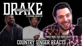 Country Singer Reacts To Drake Knife Talk ft. 21 Savage, Project Pat