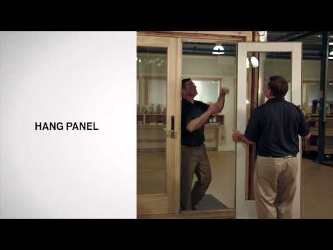 Active Panel Replacement on Andersen® Frenchwood Hinged Inswing Patio Doors
