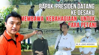 Full Fidio Kunjungan Kerja Presiden Jokowi Panen Padi di Desa Kanigoro, Malang, Jawa Timur.