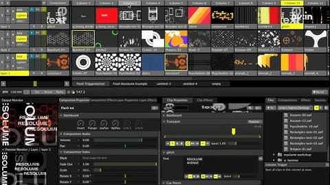 Программы - Resolume — интеграция с Ableton Live и Flash