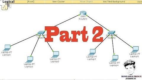 How to create a network with 1 router 2 switches 6 PC in Cisco Packet Tracer || Part 2