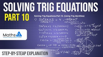 Maths Alpha Presents The ABSOLUTE BEST Method for Trig Equations
