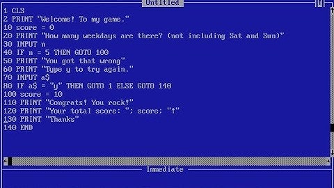 QBasic - GOTO