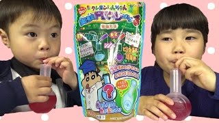 クレヨンしんちゃん 実験ドリンクだゾ6 食玩 知育菓子