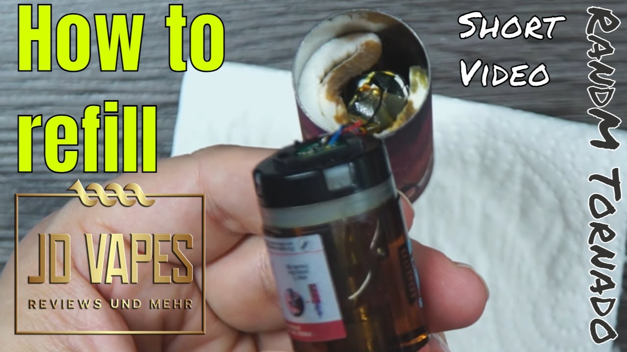 Randm Tornado 9000 Anleitung RandM Tornado 9000 Züge How to refill RandM  Tornado 7000 / 10000 I Short Video