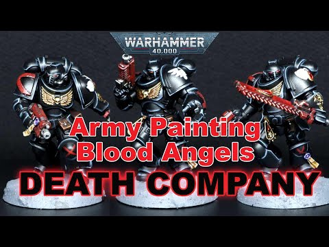 Warhammer 40K Death Company Blood Angels – Figurine Peinte Sur Commissio