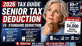 New 2026 Senior Tax Deduction vs Standard Deduction: Single and Married Examples Explained
