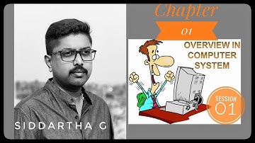 CLASS 11 | OVERVIEW OF COMPUTER | By Siddarth G
