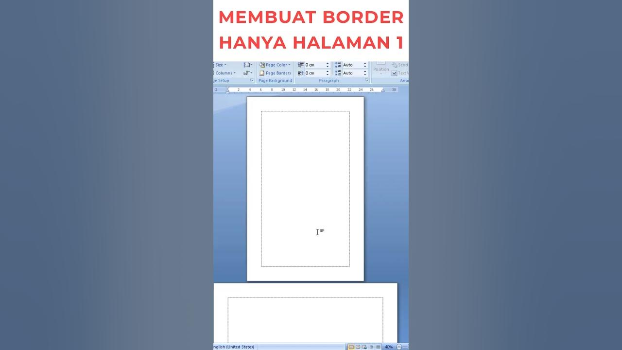 Membuat Page Border di Excel: Panduan Praktis untuk Presentasi Menarik Membuat Page Border di Excel: Panduan Praktis untuk Presentasi Menarik