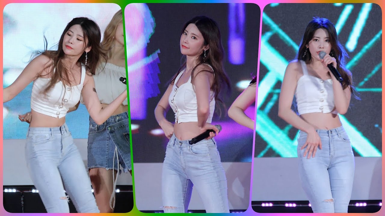 [4K] 190810 DIA 희현 직캠 (다이아) - 왠지(Somehow) @썸페스티벌/Fancam By 쵸리(Chori)