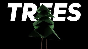 How to make low poly tree in FIVE minutes | blender 2.92