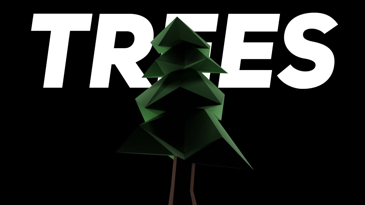 How to make low poly tree in FIVE minutes | blender 2.92 - YouTube