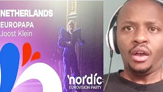 JOOST KLEIN REACTION - Europapa - Nordic Eurovision Party 2024