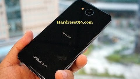Sharp 507SH Hard reset, Factory Reset & Password Recovery