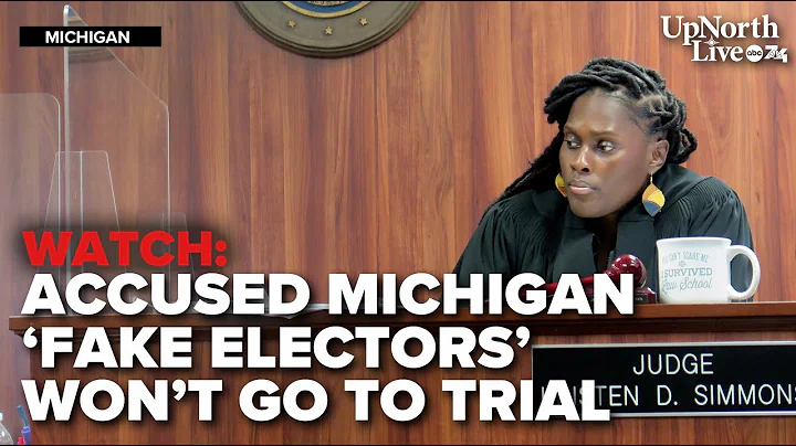 WATCH: Michigan judge tosses case against 15 accused fake electors for Donald Trump in 2020 scheme