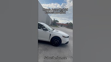 Honda Accord Hybrid Sport Update Exhaust!!! Subscribe for more #automobile #exhaust #honda