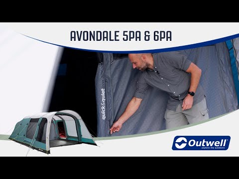 Outwell Avondale 5PA & 6PA Inflatable Air Tent (2020) | Innovative Family Camping