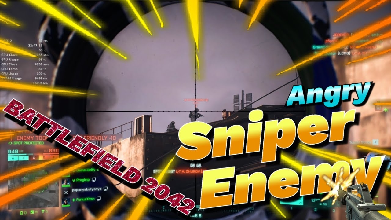 Angry Sniper Enemy 🤯😱😯 Battlefield 2042 - YouTube