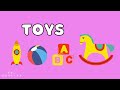 Toys Vocabulary Flashcards (English lessons for kids)