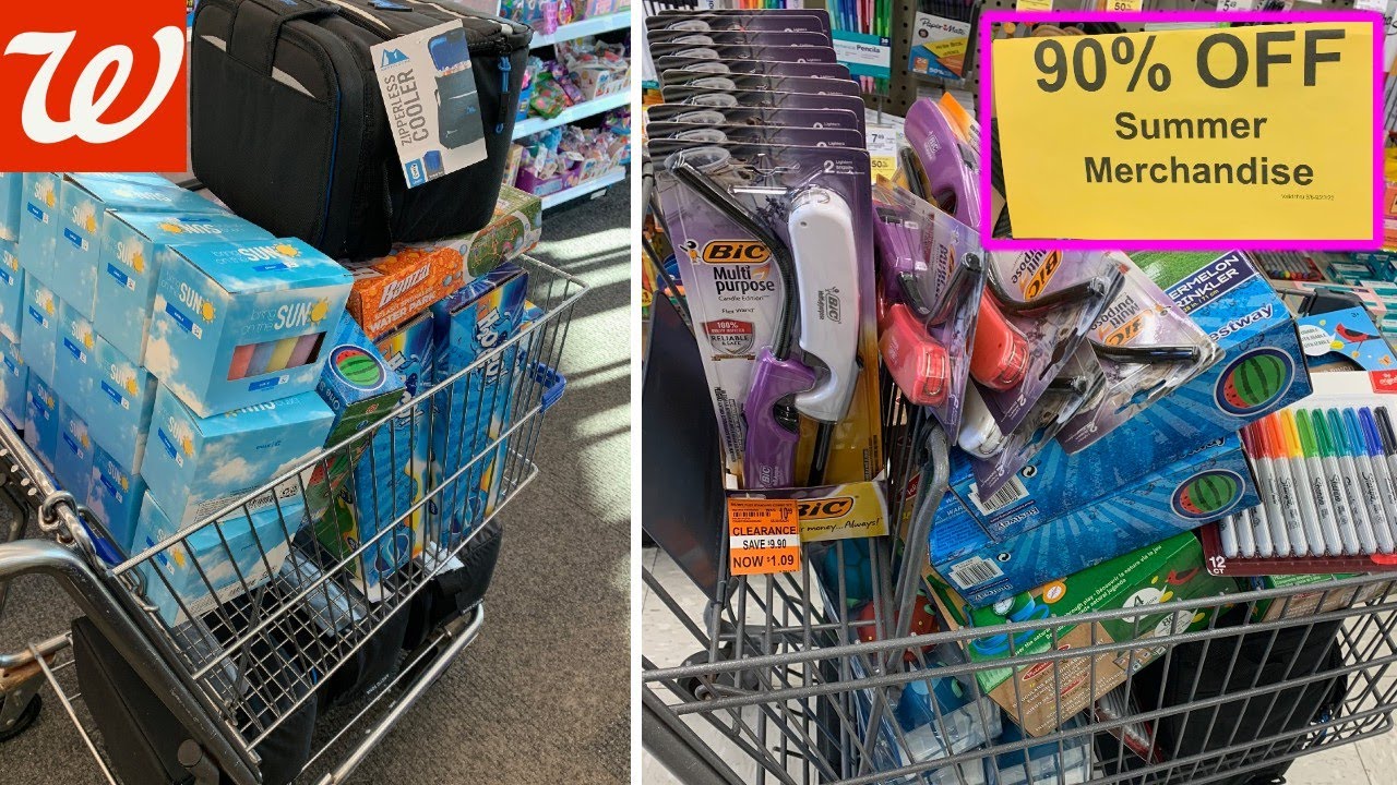 Walgreens 90% OFF SUMMER FUN SUN MERCH: I saved $590!
