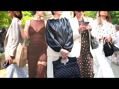 Beautiful Fashion Milan Street Style🇮🇹What are people wearing in Italy - Luxury Shopping