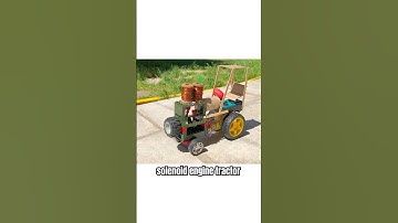 Solenoid engine tractor • Electric Motor | #dcmotor #tech #youtubeshorts #dcmotorproject #inventions