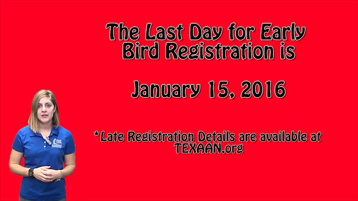 2016 Conference Announcements Jan. 15, 2016