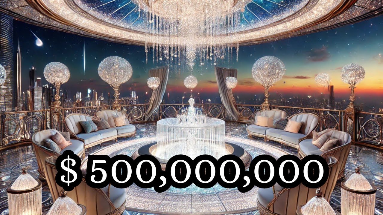 Inside the $500M Diamond Palace  AI Generated Crystal Fantasy Architecture Tour