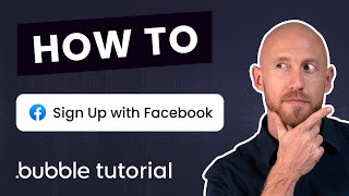 Add Facebook Login to Bubble [2023]  - Bubble.io Tutorial screenshot 1