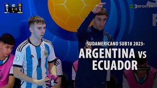 FUTSAL | Argentina - Ecuador (Fase de Grupos - Sudamericano Sub 18 2023)