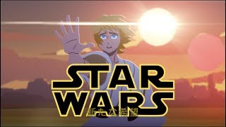 Star Wars  Anime Opening 1 (A New Hope Arc) | 'Again'  Yui (FMA:B Opening) #Trending