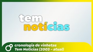 At Cronologia De Vinhetas Do Tem Notícias 2003 - Atual