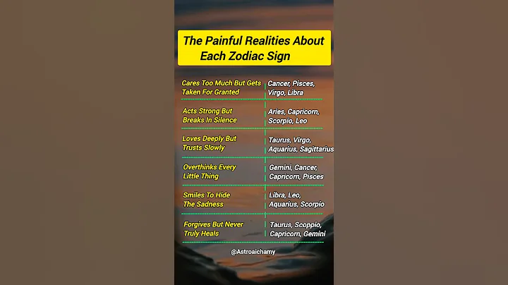 The Painful Realities About Each Zodiac Sign | #astrology #astro #zodiac #horoscope #shorts #quotes