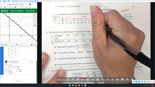 CWHS - Algebra 1 - Notes: Day 2 Scatterplots
