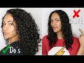 Curly Hair Do's and Don'ts for Volume and Definition | Styling Curly Hair Mistakes to AVOID