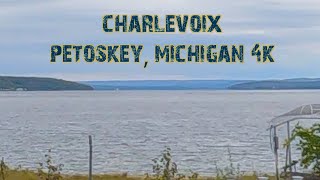 A Pair Of Lake Michigan Tourist Towns: Charlevoix and Petoskey, Michigan 4K.