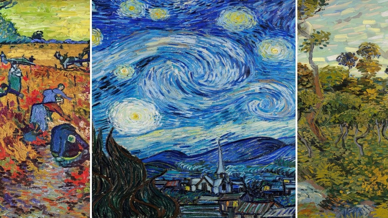 Vincent van Gogh Art TV — Silent Art Gallery · August 14 Night | Starry Night & others
