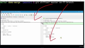 078 Git Merge using NO fast forward Lab