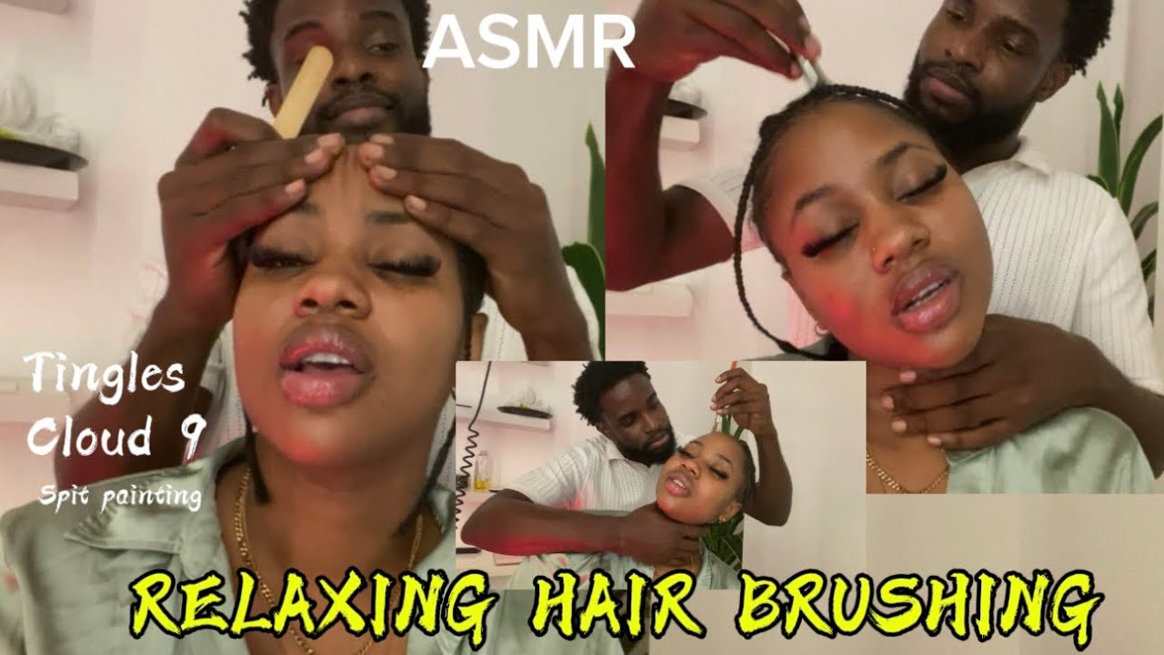 ASMR💫RELAXING HAIR BRUSHING 