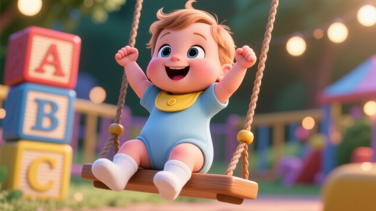 Magic ABC Swing Park 🎡 | ABC Song for Kids | Learn Alphabet A to Z | Fun Learning Adventure